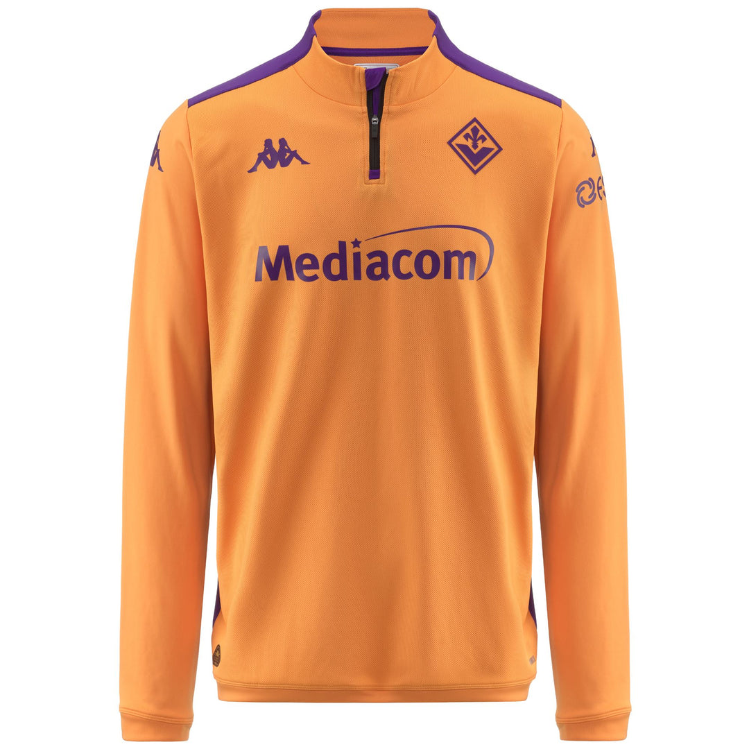 Orange Men's ACF Fiorentina Football Training Jumper 01