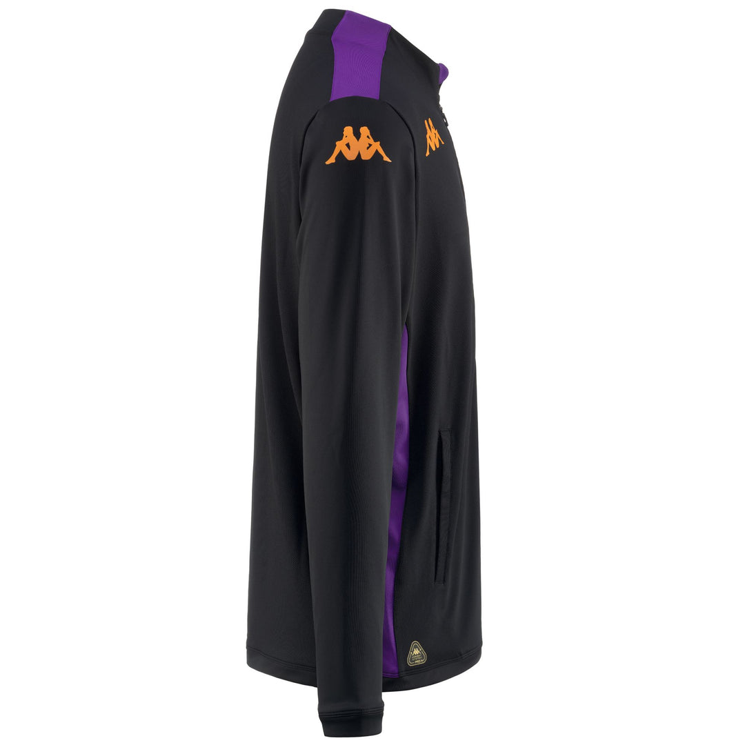 Chaqueta polar de fútbol negra para hombre. main