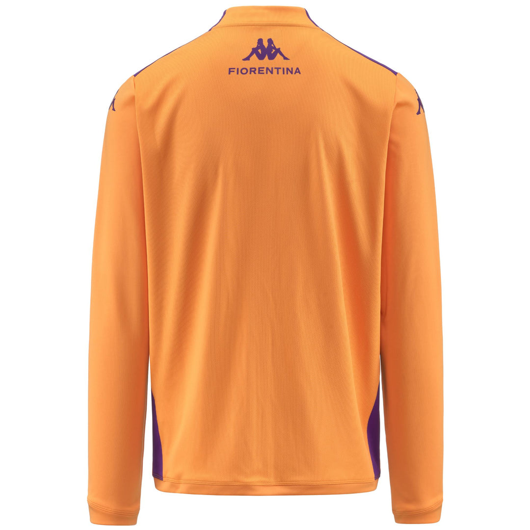 Orange Men's Fleece Football Jacket with Hydro-Way Protection main