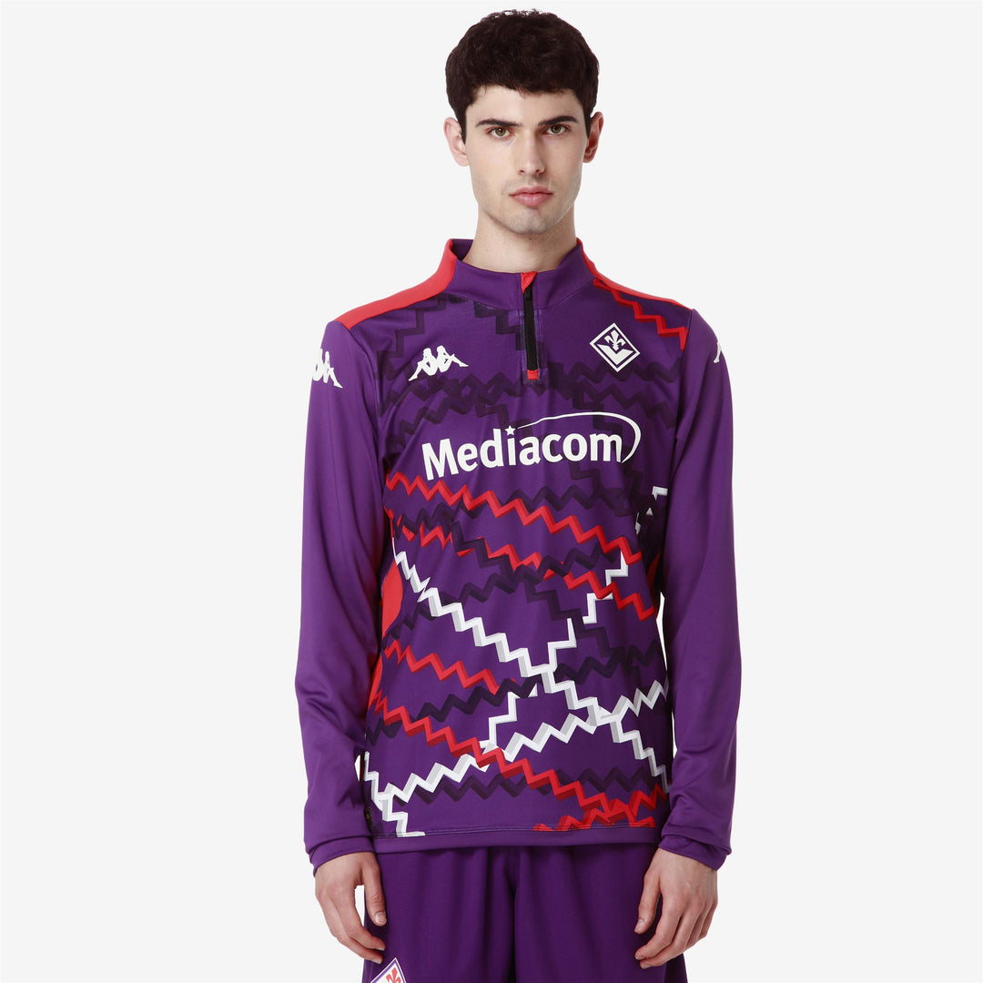 Violet Men's ACF Fiorentina Football Training Slim Fit Jumper main
