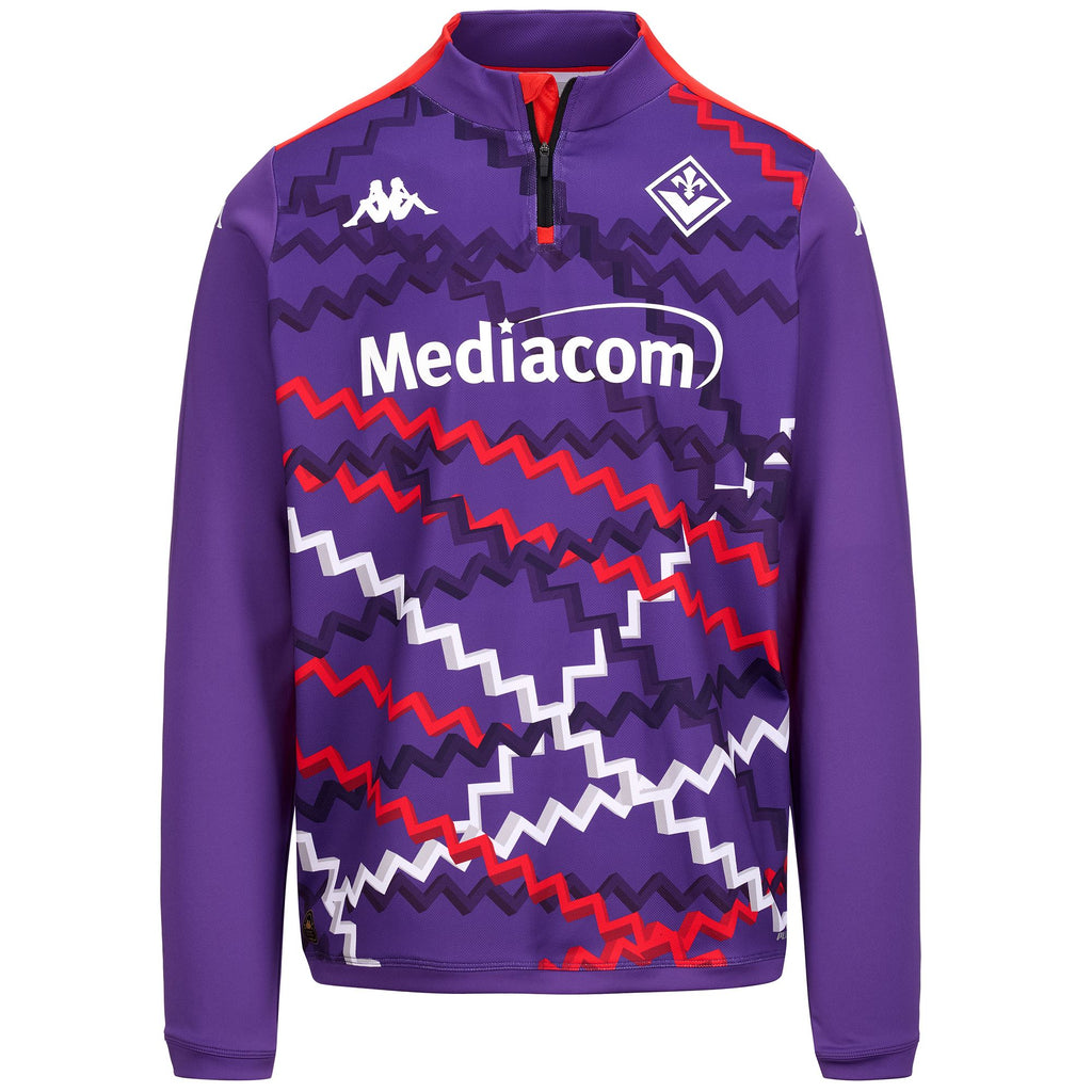 Fleece Man ABLASPRE PRO 8 FIORENTINA Jumper Violet Indigo-Red