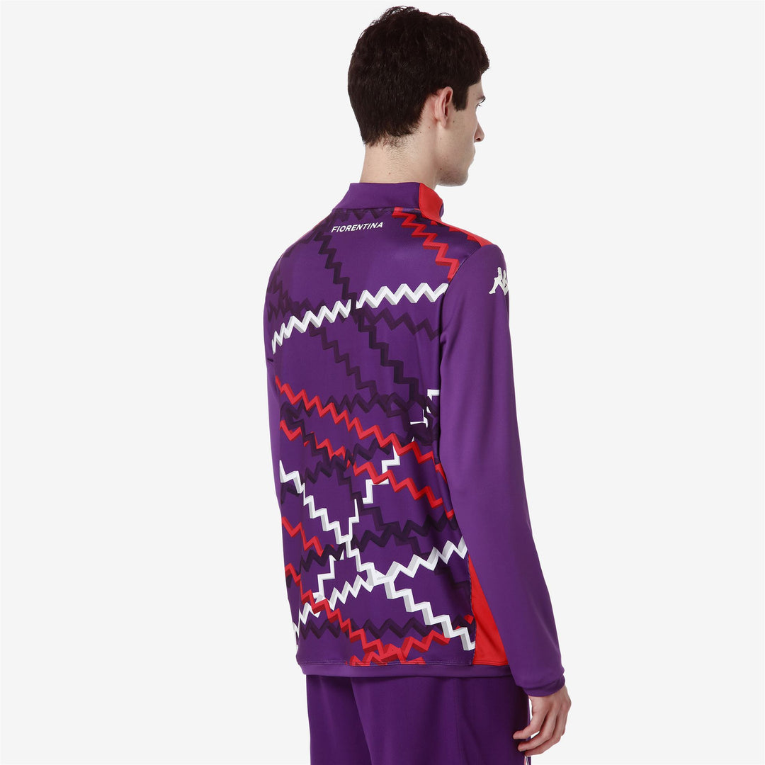 Violet Men's ACF Fiorentina Football Training Slim Fit Jumper main