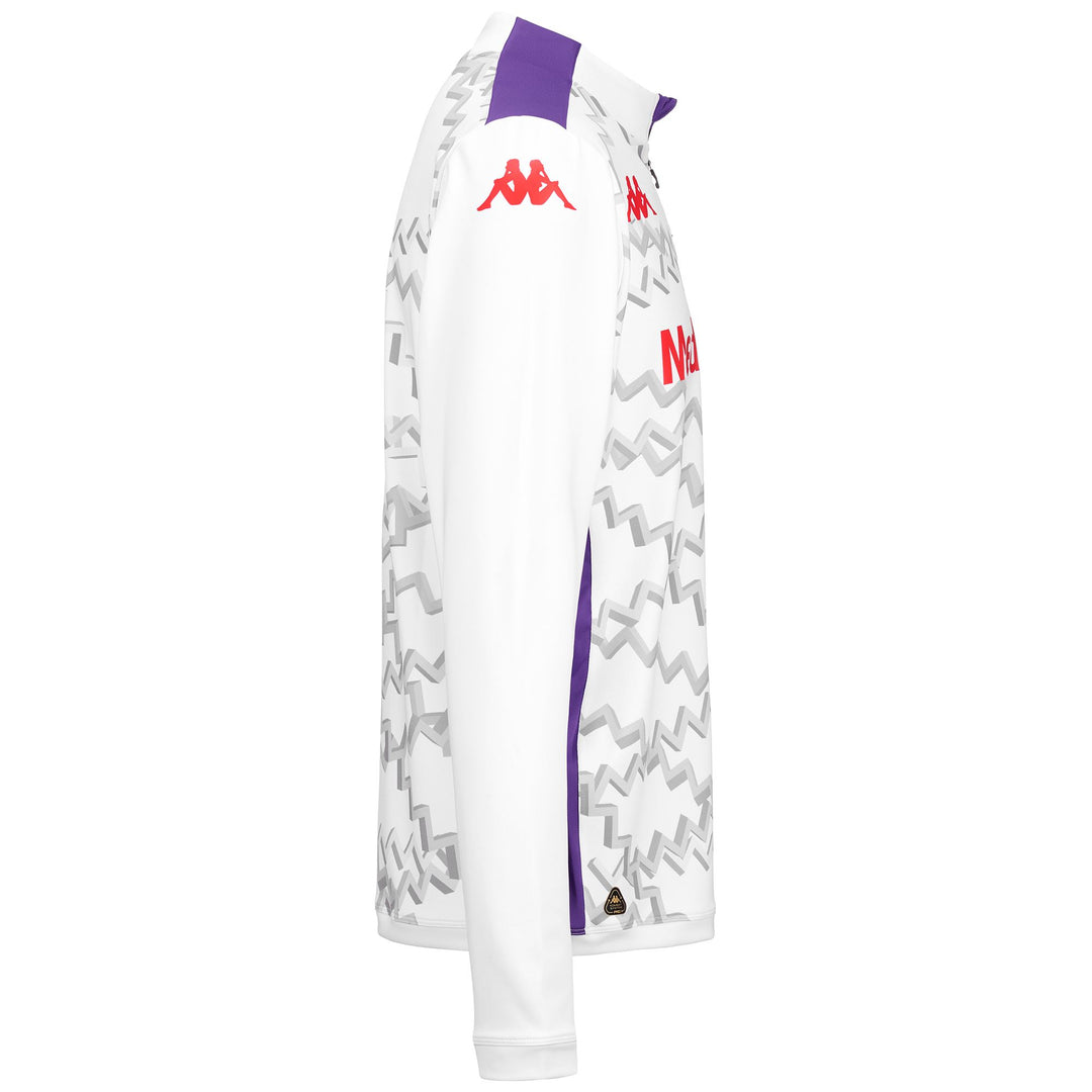 White Men's ACF Fiorentina Football Training Slim Fit Jumper main