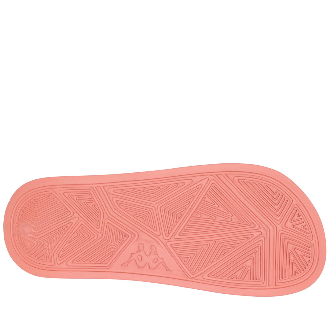 Infradito da donna a righe arancioni con tomaia sintetica main