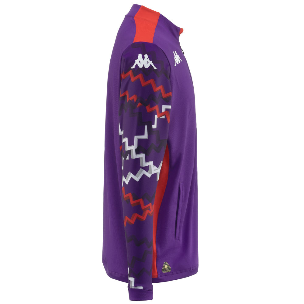 Sudadera polar de fútbol de corte slim del Deportivo de La Coruña en violeta para hombre 02