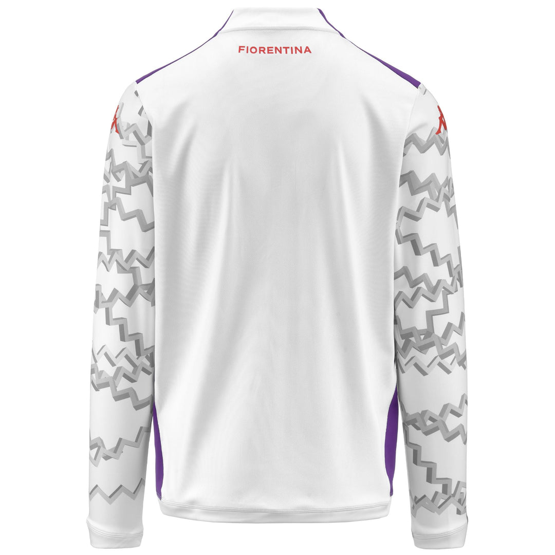 Violet white Men's Football Fleece Jacket with Hydro-Way Protection main