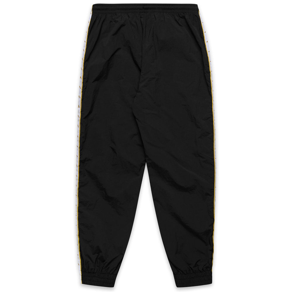 Black Men's Sport Trousers with Banda Tape and Pockets 02