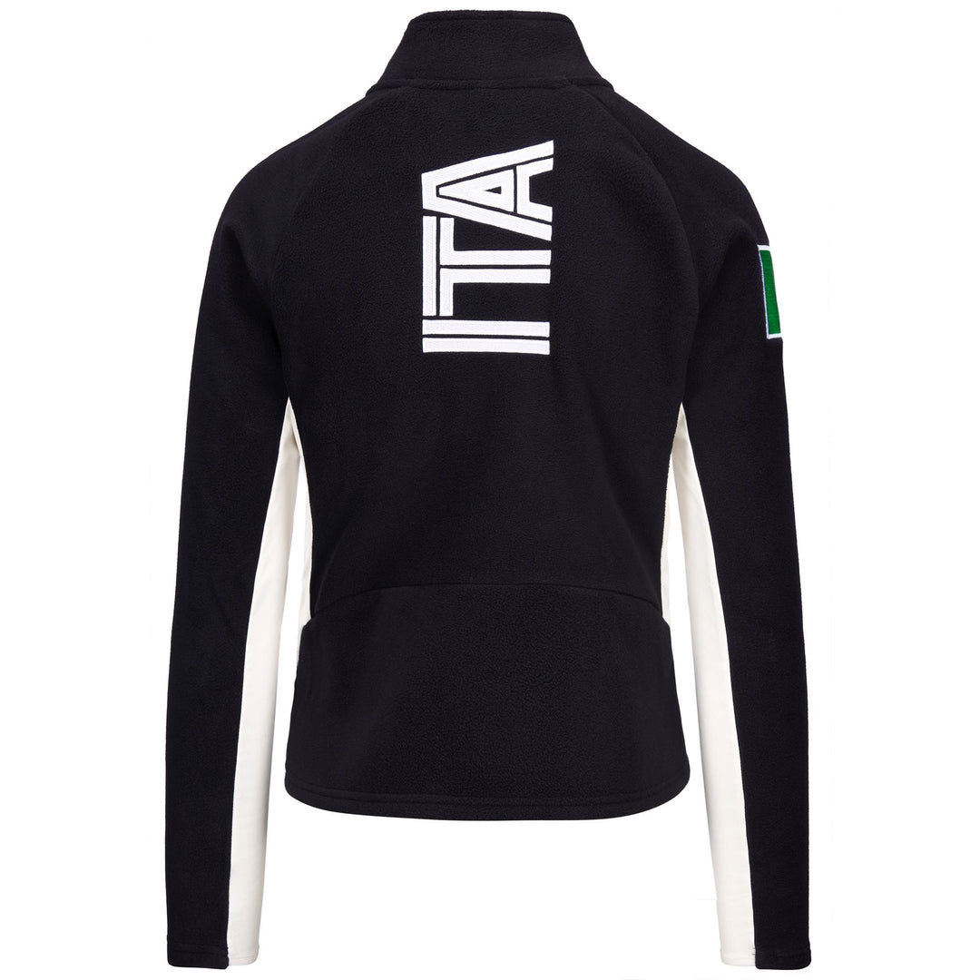 Navy Blue Women's Ski Fleece Jacket with Zipped Pockets main