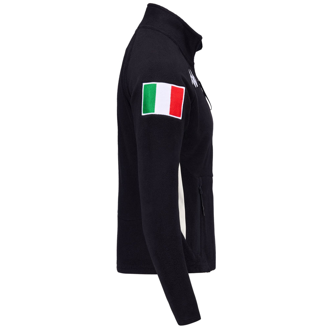 Navy Blue Women's Ski Fleece Jacket with Zipped Pockets main