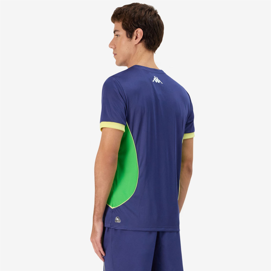 Maglietta Attiva Padel Uomo Blu con Vestibilità Regolare main