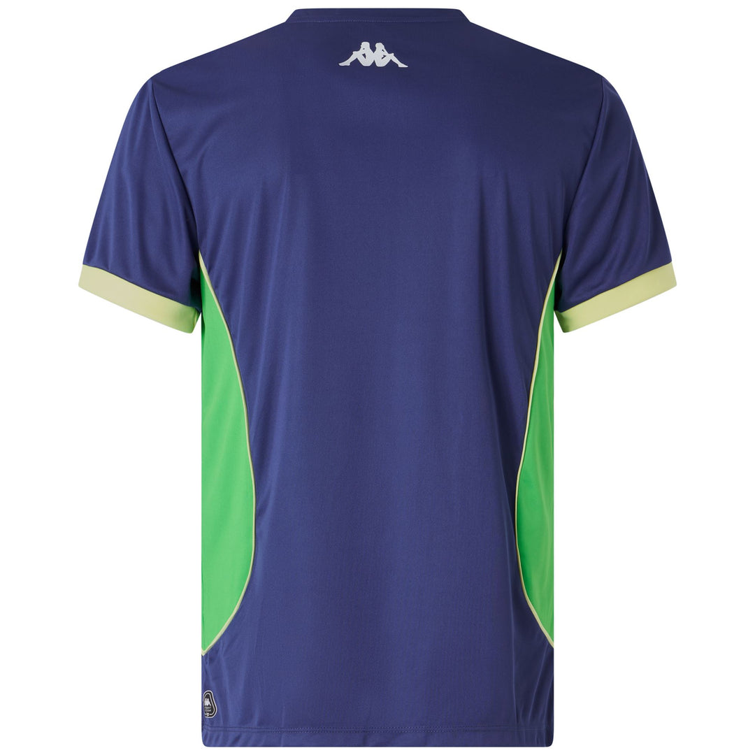 Blue Men's Regular Fit Padel T-Shirt with Side Inserts main