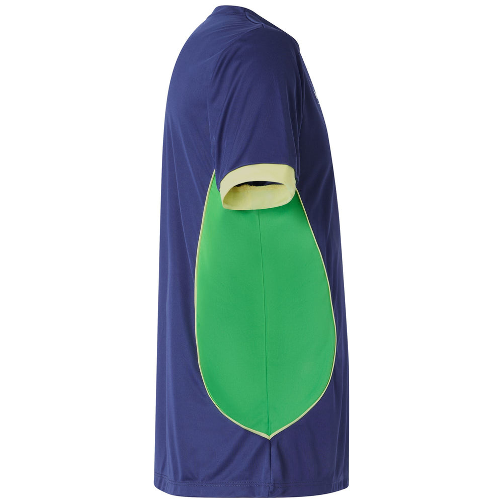 Camiseta deportiva de pádel azul para hombre con corte regular 02