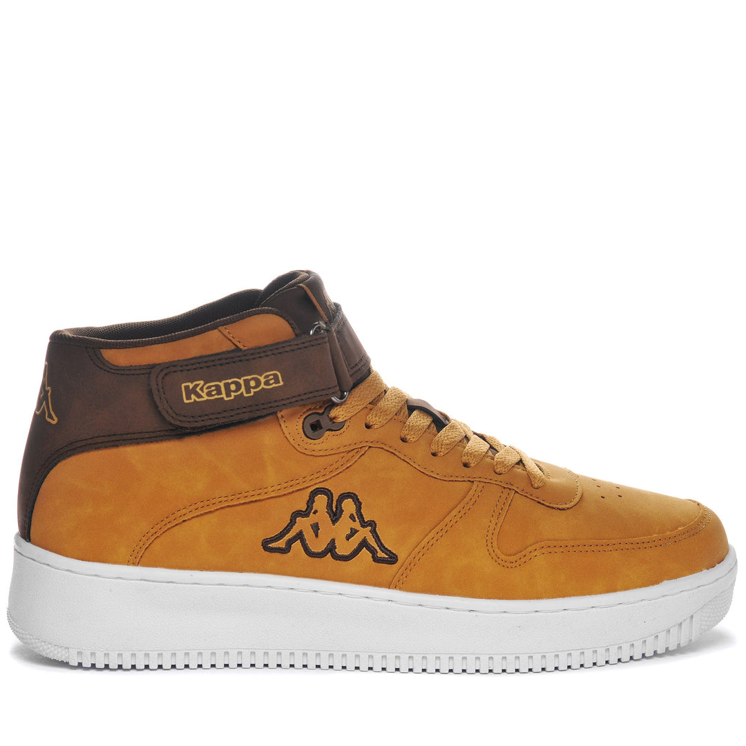 Zapatillas unisex de corte medio en color amarillo tostado con parte superior sintética main