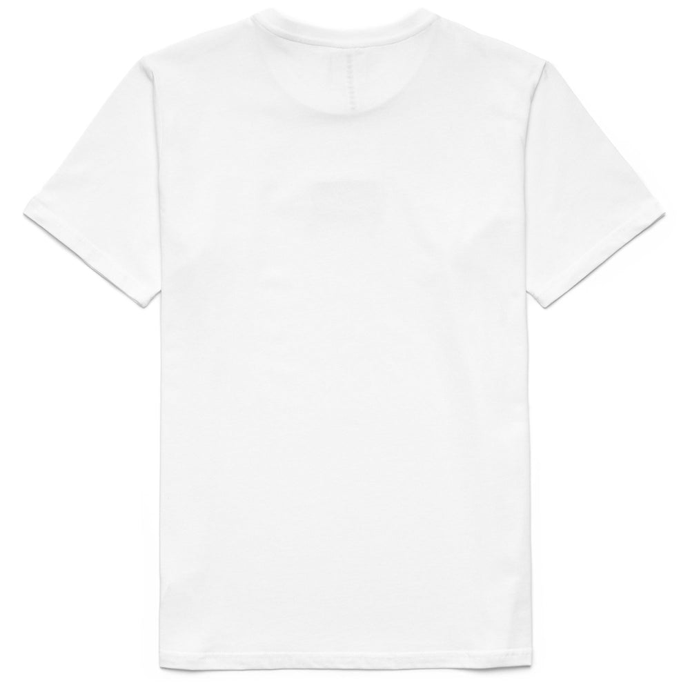 Men's White T-shirt with Applied Patch 02