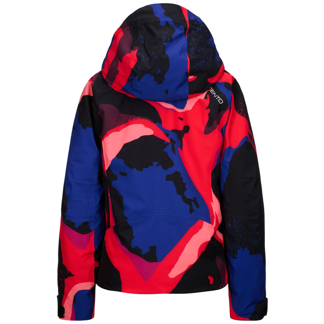 Red Women's Waterproof Ski Jacket with Padded Stretch Fabric main