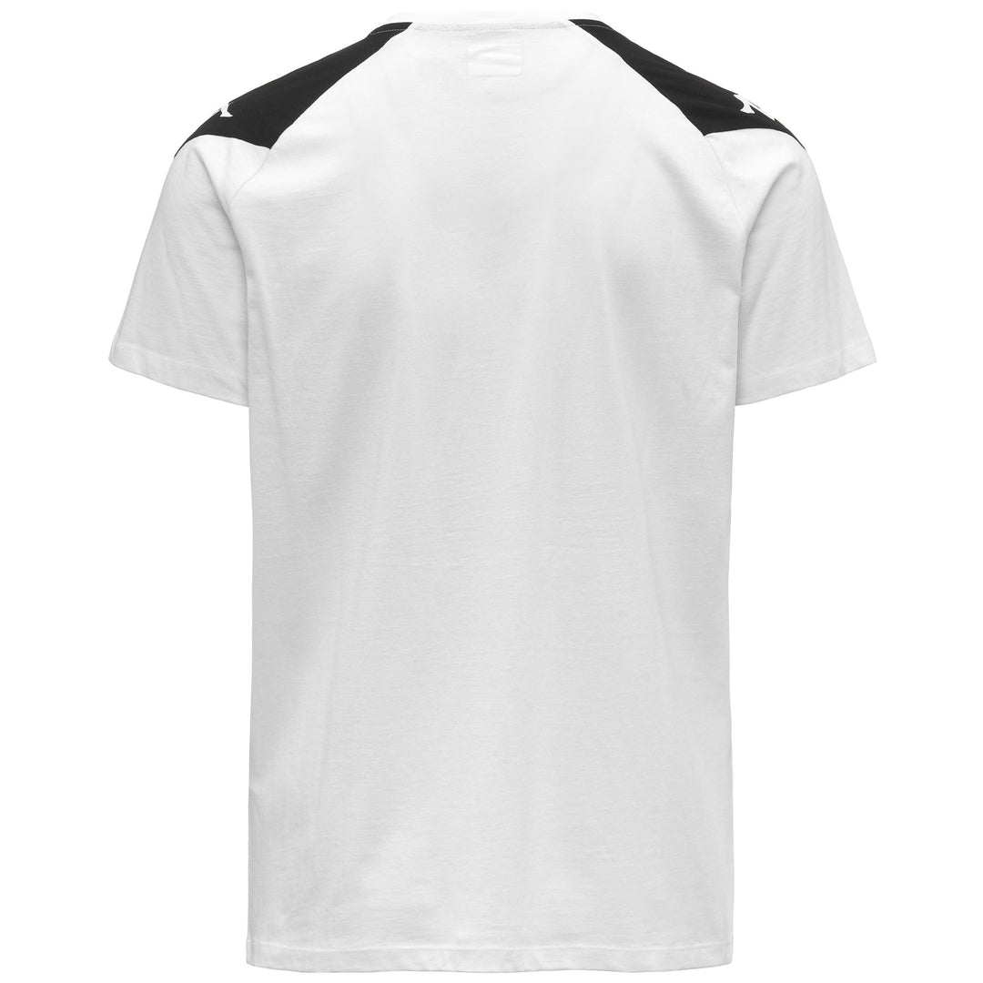 T-shirt da calcio slim fit da uomo bianca in tessuto jersey main