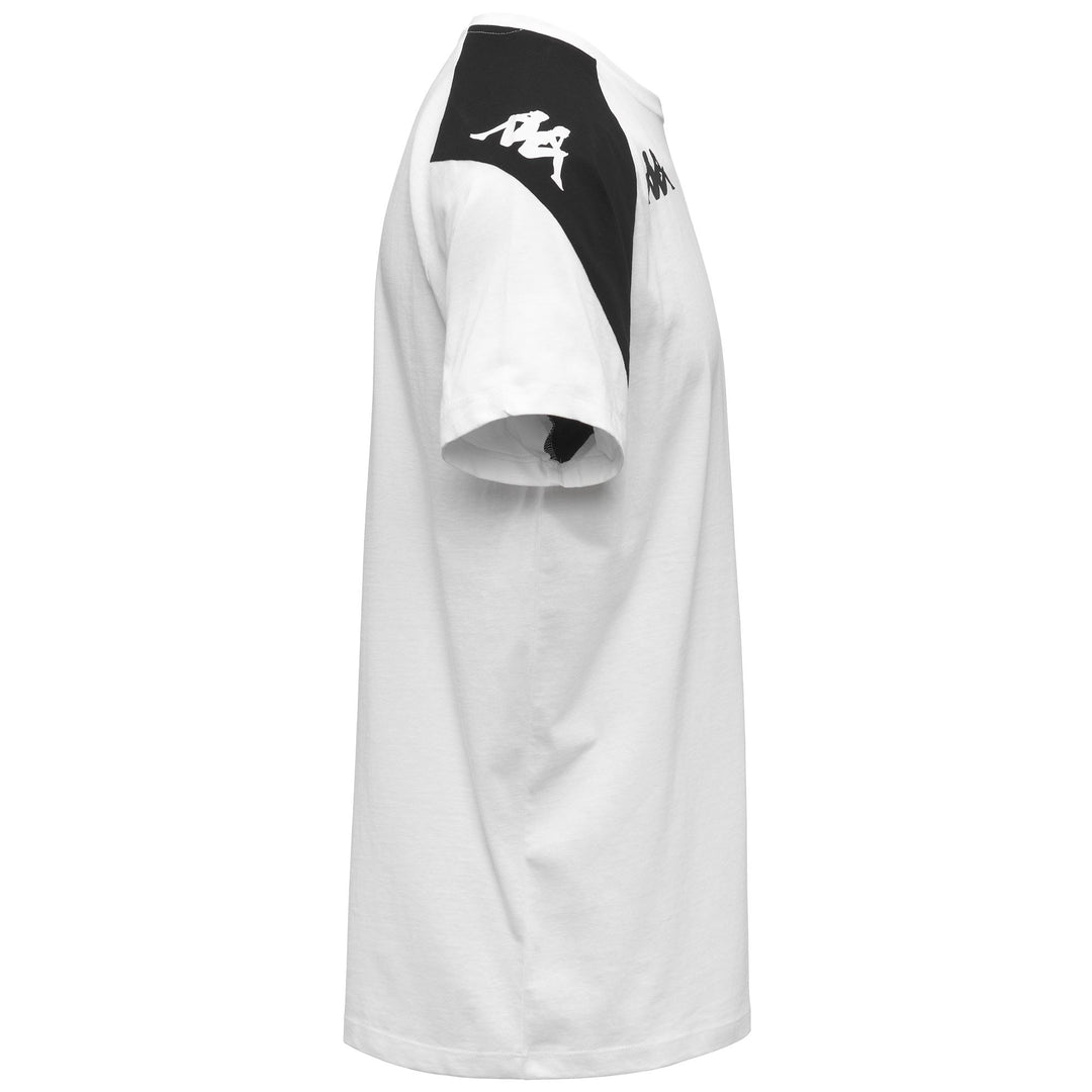 T-shirt da calcio slim fit da uomo bianca in tessuto jersey main