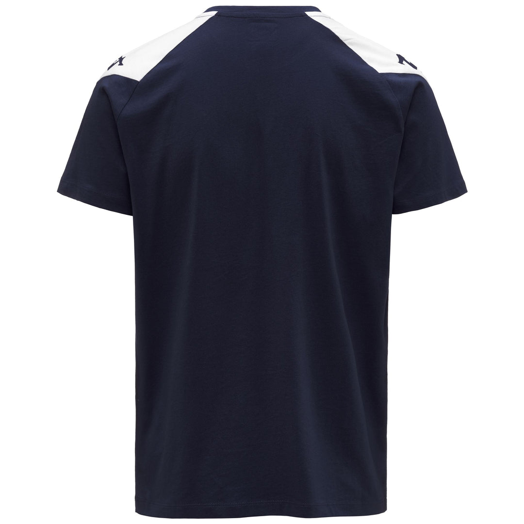 Blue Men's Slim Fit T-Shirt in Jersey Fabric for Soccer main