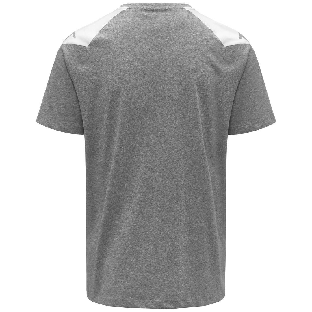 T-shirt gris pour homme, coupe ajustée, en jersey, idéal pour le football main