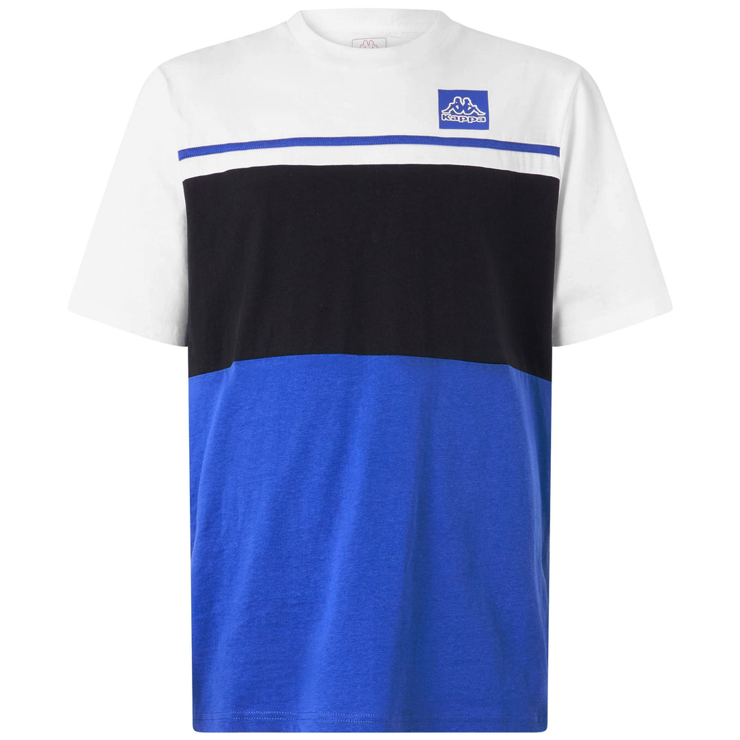 Camiseta deportiva azul rey de cuello redondo para hombre con logotipo de Omini main