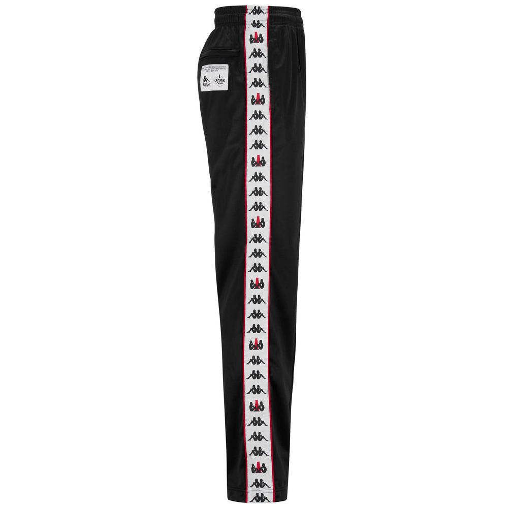 Pantaloni sportivi da uomo neri a vestibilità regolare in tricot spazzolato 02