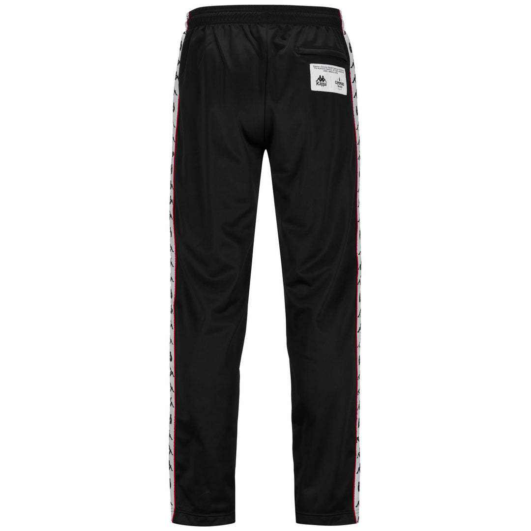 Pantalon de sport noir pour homme, coupe classique, en tricot brossé main
