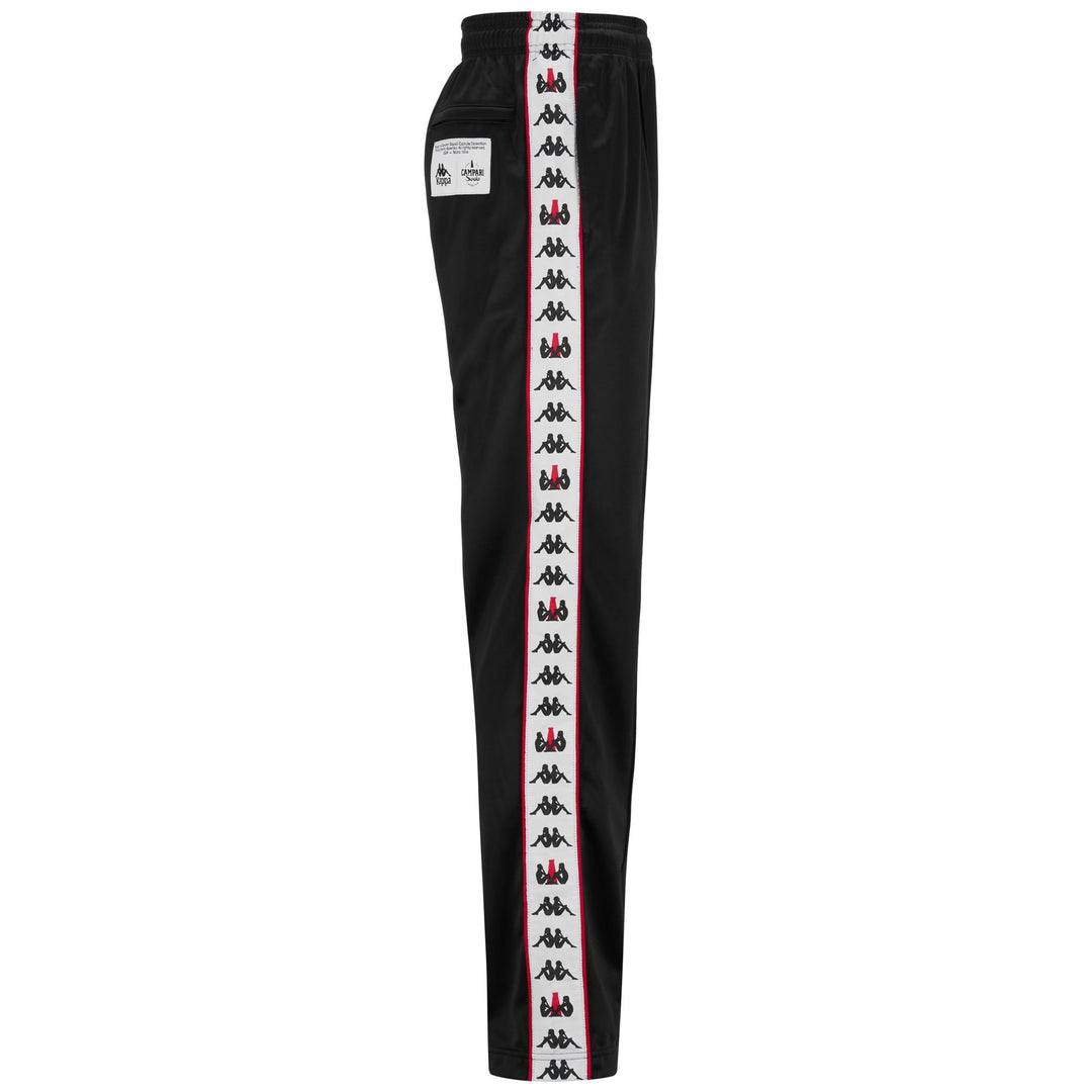 Pantalon de sport noir pour homme, coupe classique, en tricot brossé main