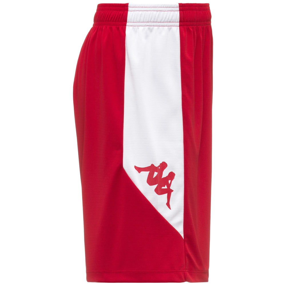 Red Men's KAPPA Sport Training Shorts in Recycled Fabric 02