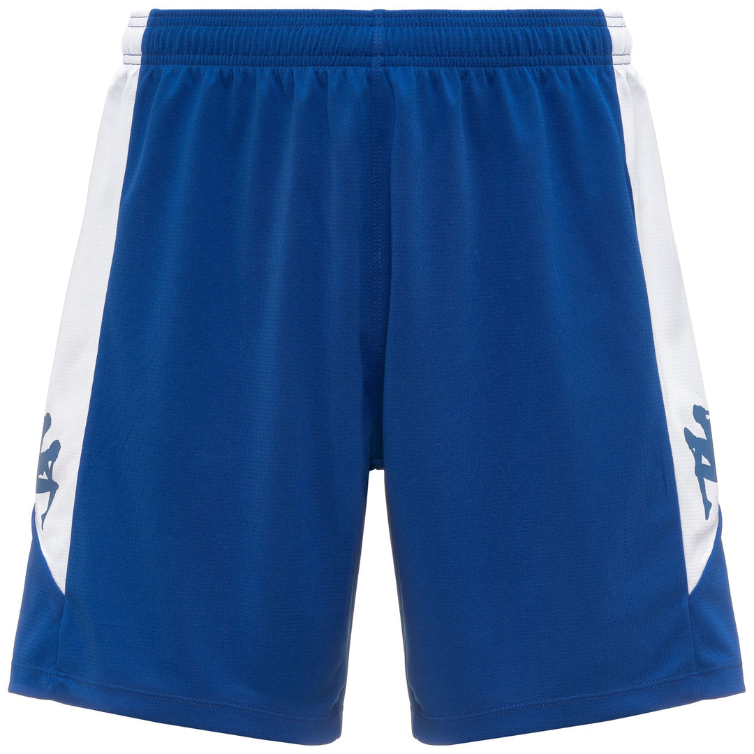 Blue Sapphire Men's Recycled Fabric Football Training Shorts 01