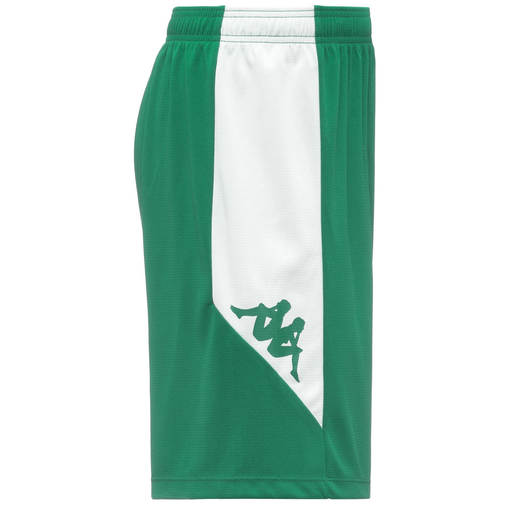 Green Men's KAPPA4FOOTBALL Game Training Shorts in Recycled Fabric 02