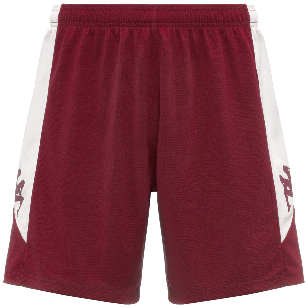 Red men's Football Training Shorts in Recycled Fabric 01