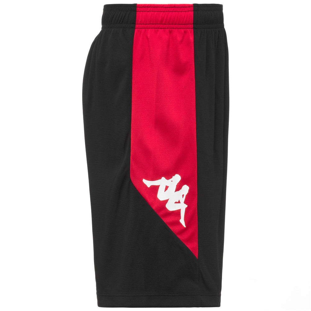 KAPPA4FOOTBALL   LUCIO - Shorts - Sport  Shorts - Man - BLACK-RED 02