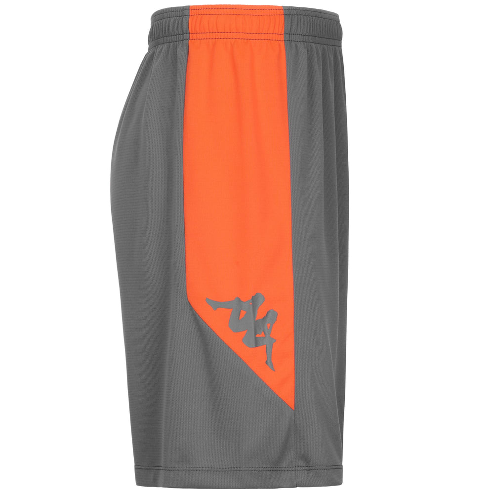 Grey Men's Regular Fit Soccer Shorts in Recycled Textured Fabric 02