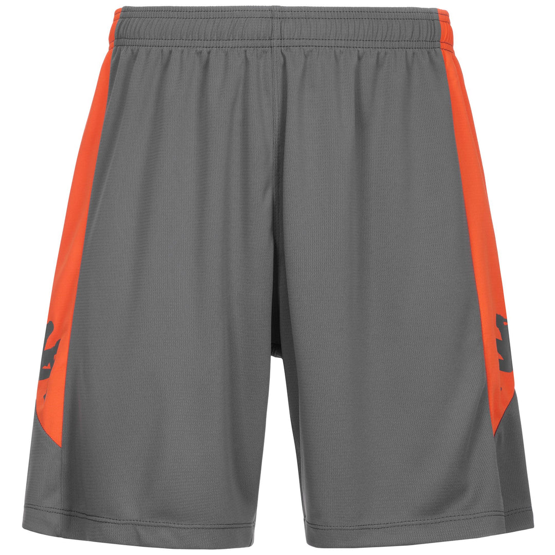 Grey Men's Regular Fit Soccer Shorts in Recycled Textured Fabric 01