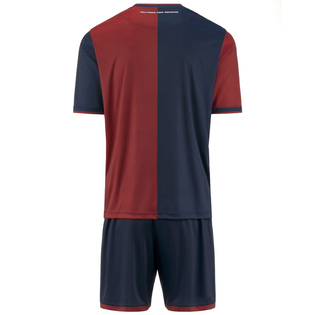 Completo da Calcio Uomo Rosso Blu con Pantaloni Corti e Maglietta main