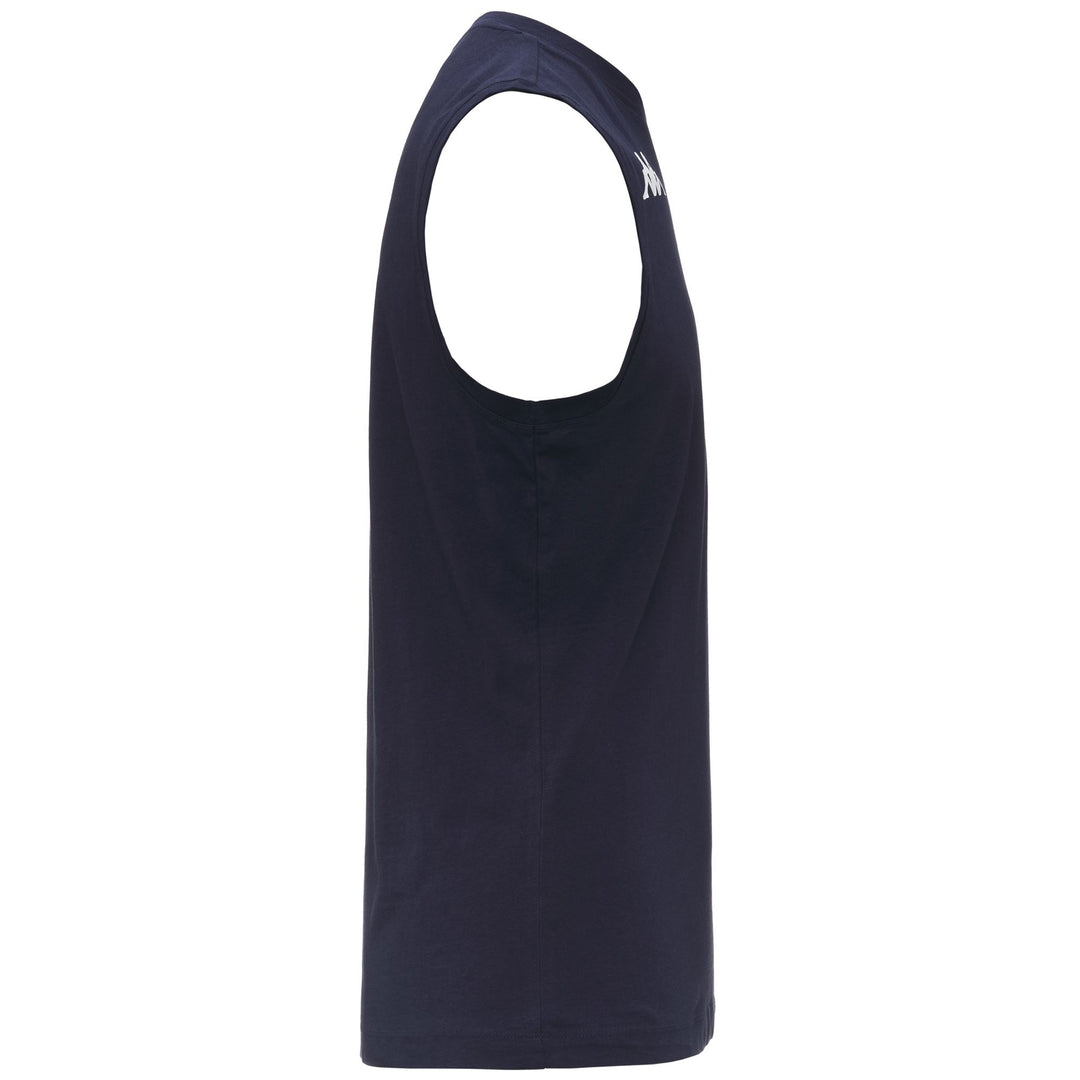 Camiseta de tirantes de entrenamiento de algodón para hombre en color azul marino main