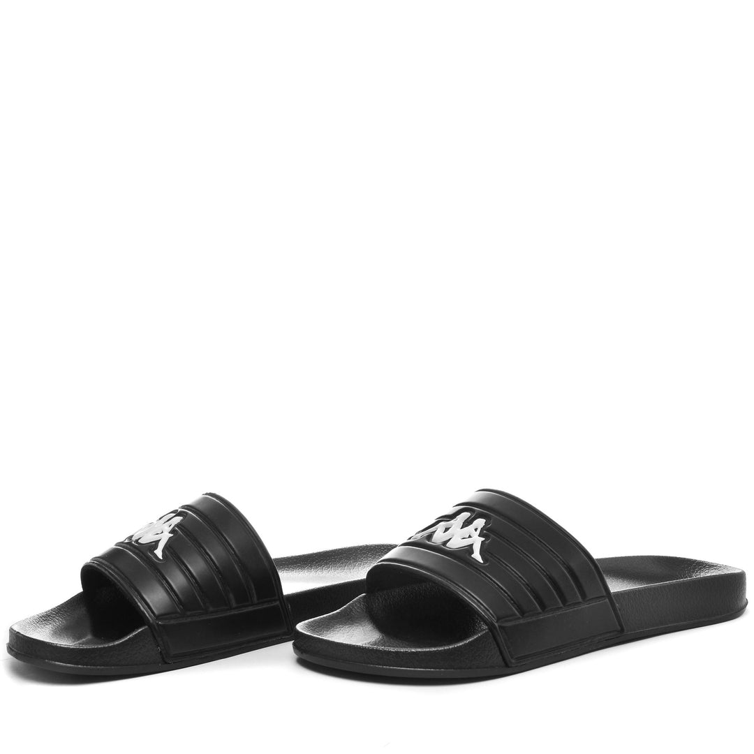 Infradito da nuoto unisex nere con tomaia sintetica main