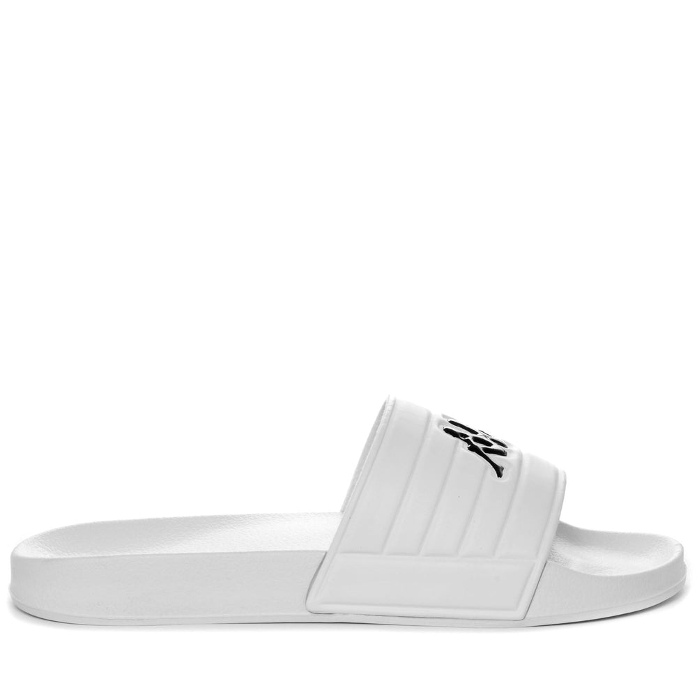 Chanclas de natación unisex blancas 02