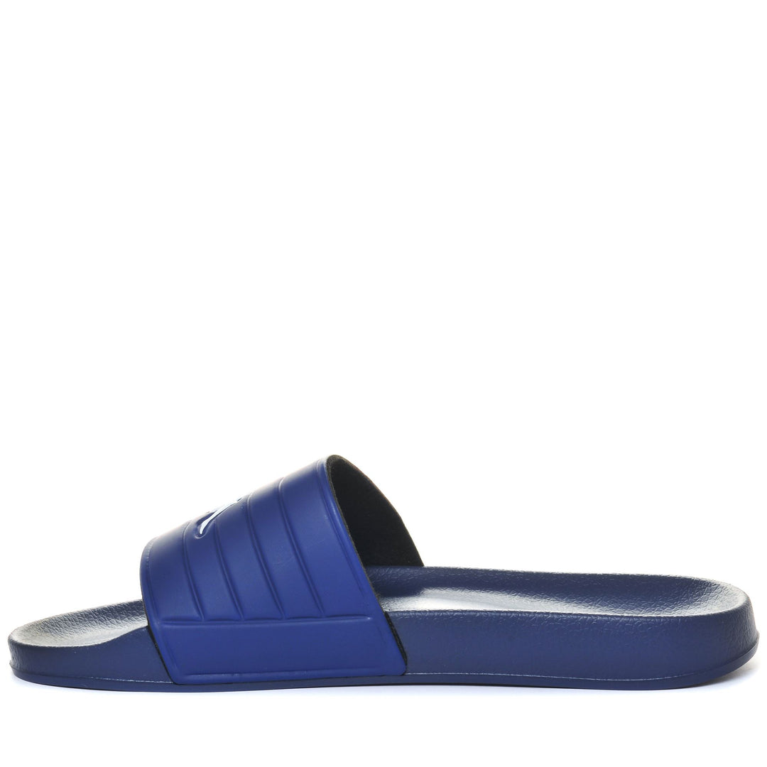 Infradito unisex a righe blu e bianche con suola in EVA main