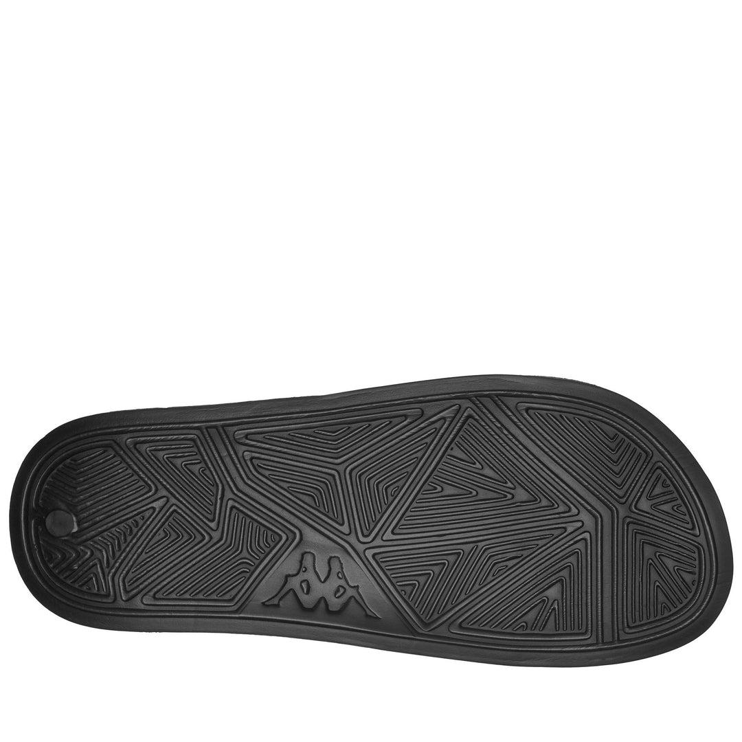 Infradito da nuoto unisex nere e arancioni con tomaia sintetica main