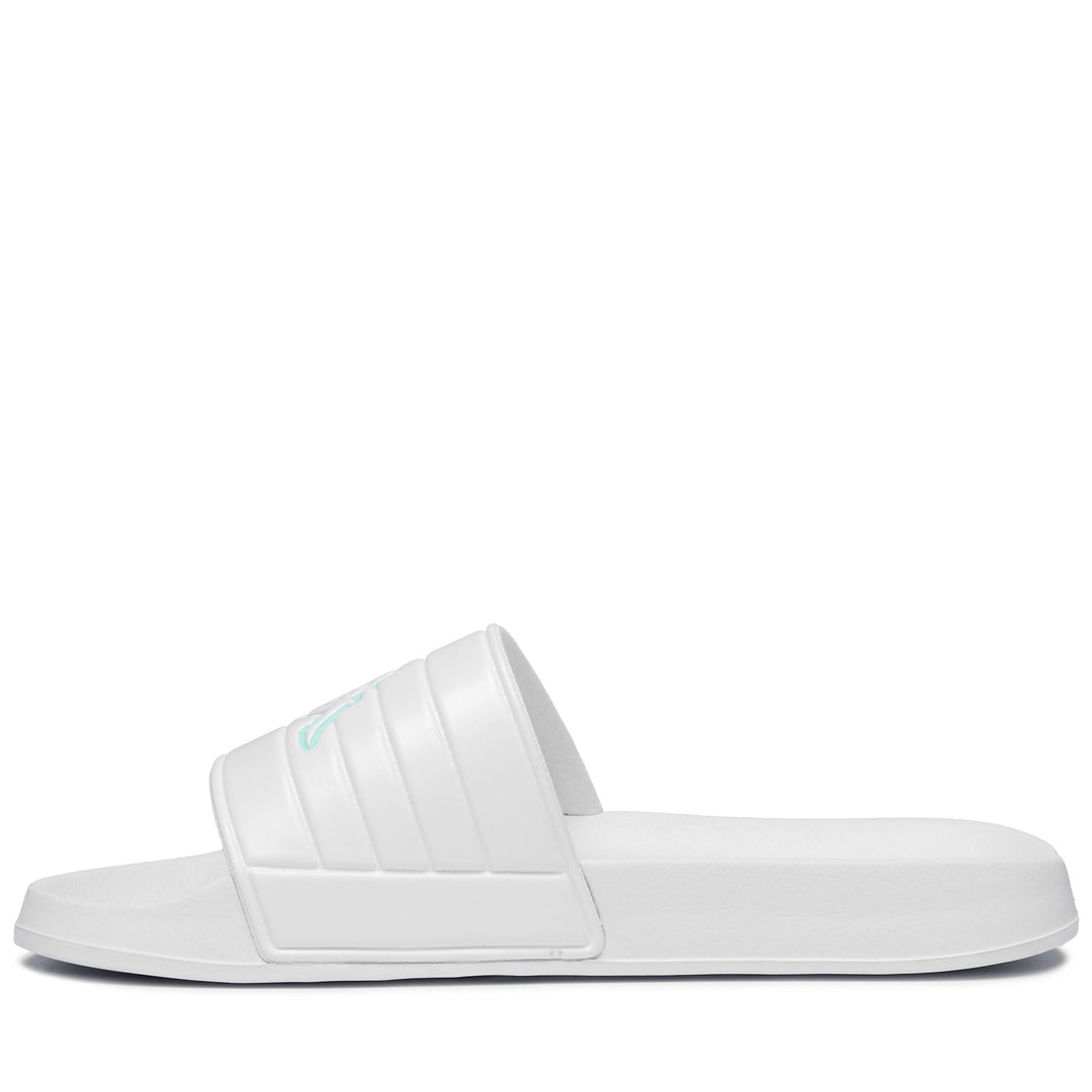 Chanclas de natación unisex grises y verdes con parte superior sintética main