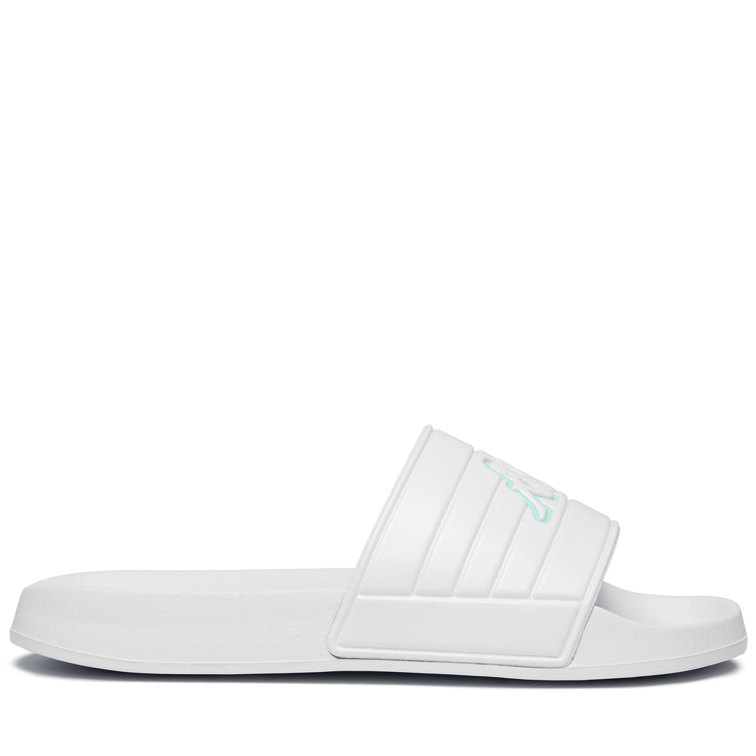 Chanclas de natación unisex grises y verdes con parte superior sintética main
