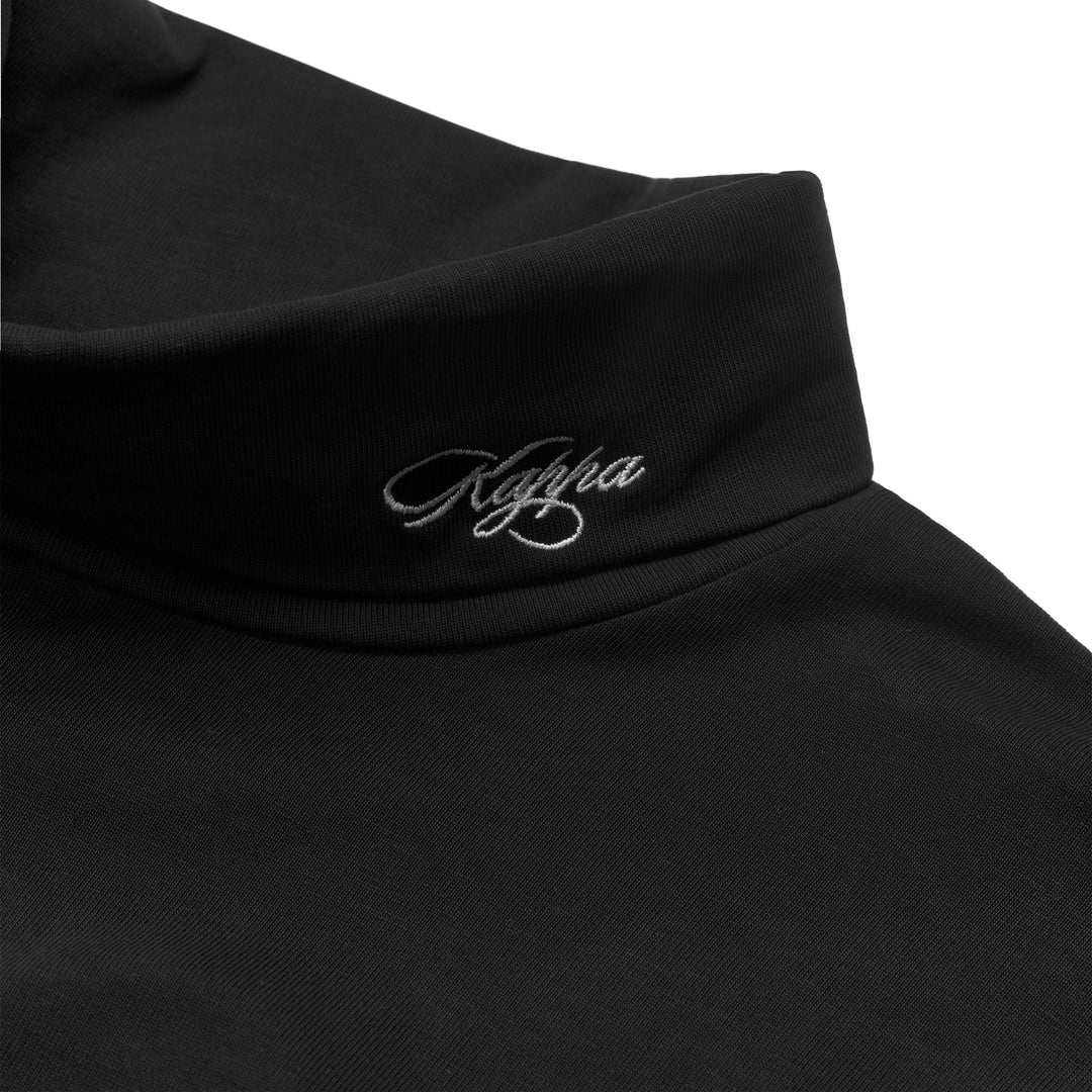 Black and White Men's Long Sleeve Turtle Neck T-Shirt from Kappa main