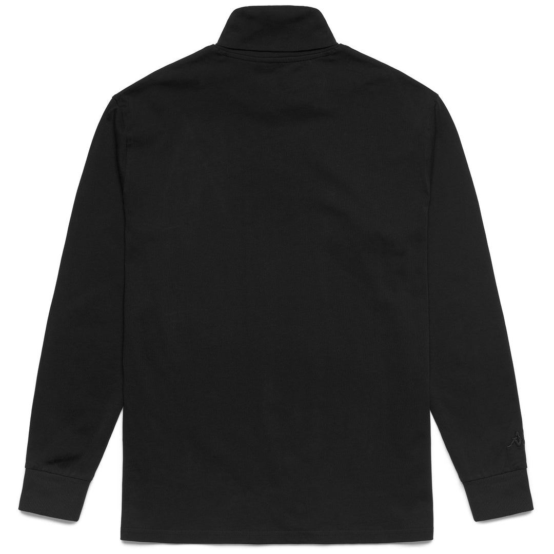 Black and White Men's Long Sleeve Turtle Neck T-Shirt from Kappa main