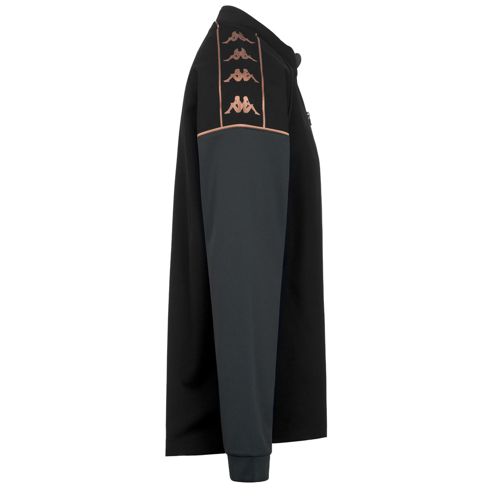 Black Men's Slim Fit Functional Fleece Jumper 02