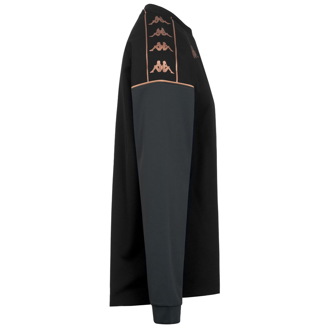 Black Men's Slim Fit Football Training Fleece Jumper main