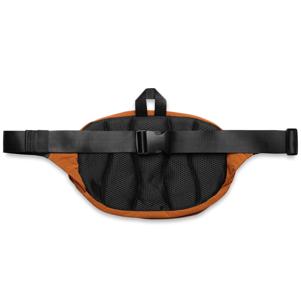 Marsupio unisex marrone in tessuto ripstop con tasche multiple 02