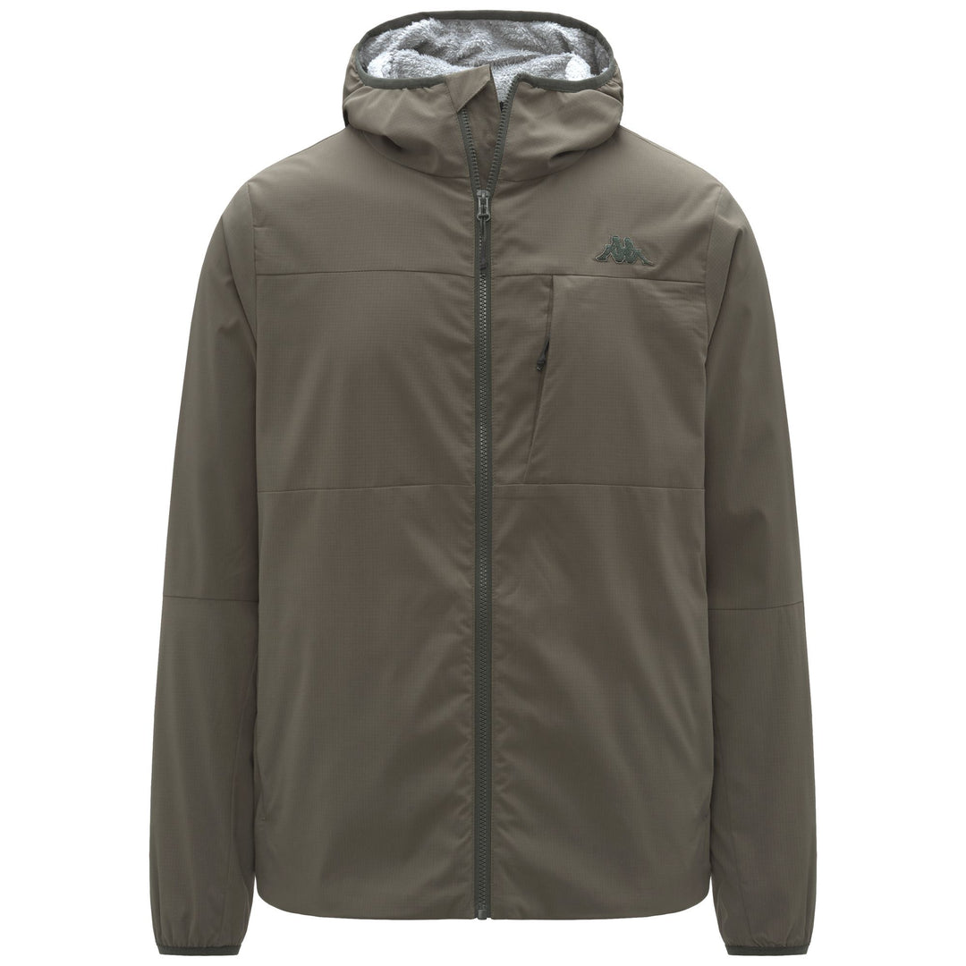 Green Men's Regular Fit Ski Jacket with Primaloft Thermal Lining main
