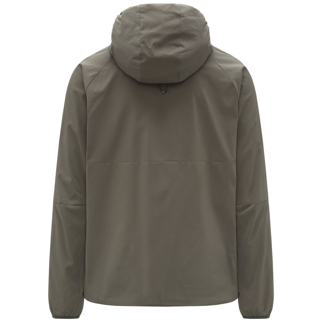 Veste de ski verte pour homme, coupe classique, avec doublure thermique Primaloft main