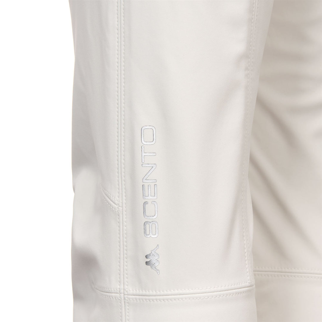 White Women's Slim Fit Ski Trousers with Waterproof Protection main